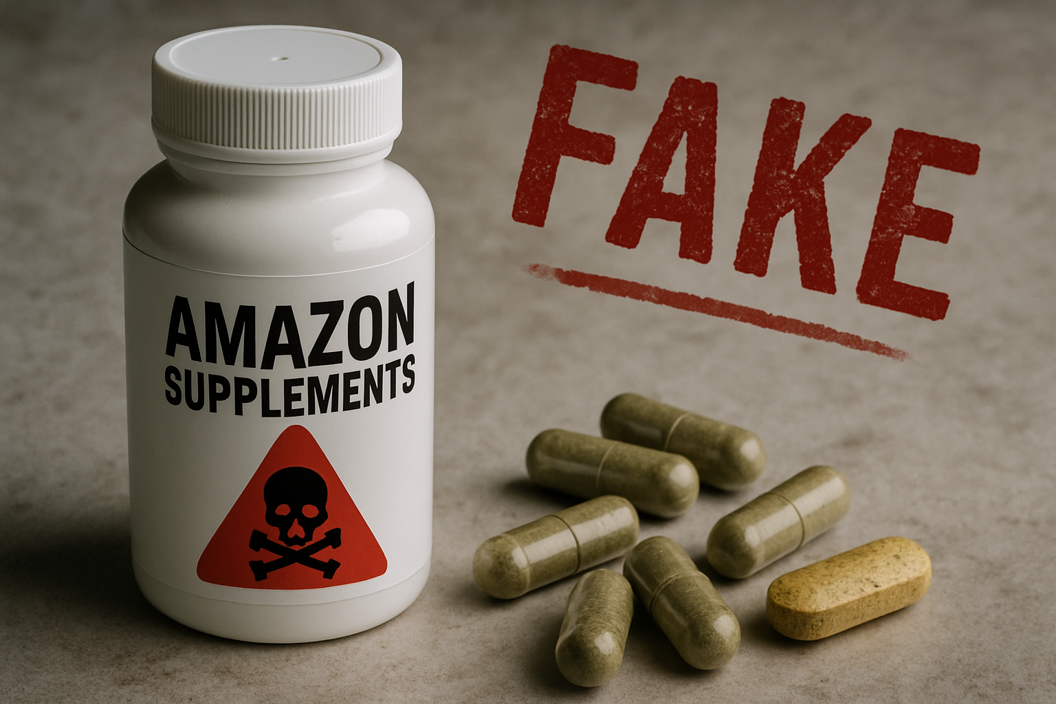 amazon supplements being fake and dangerous