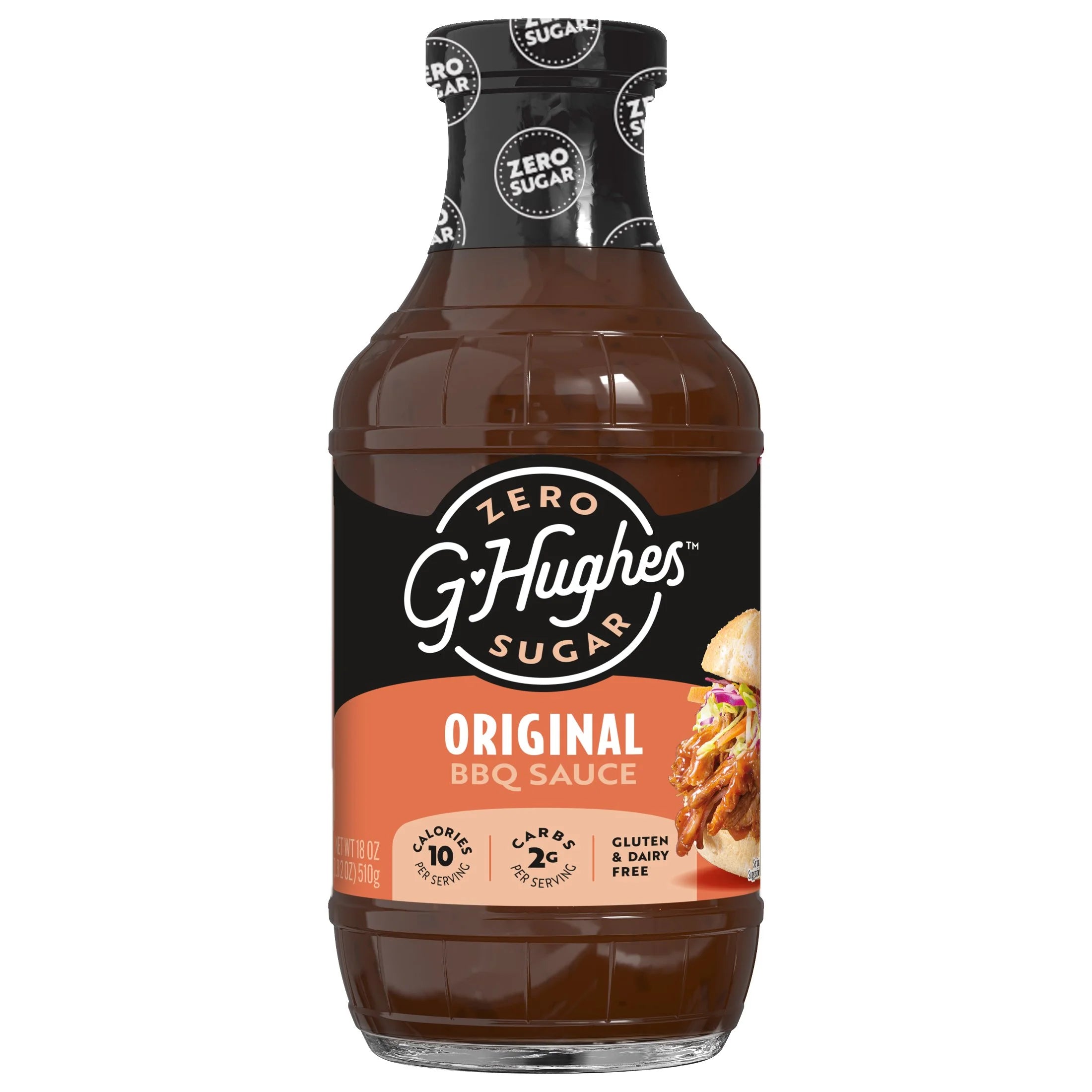 G Hughes Keto Sugar Free BBQ Sauce (18 oz bottle)