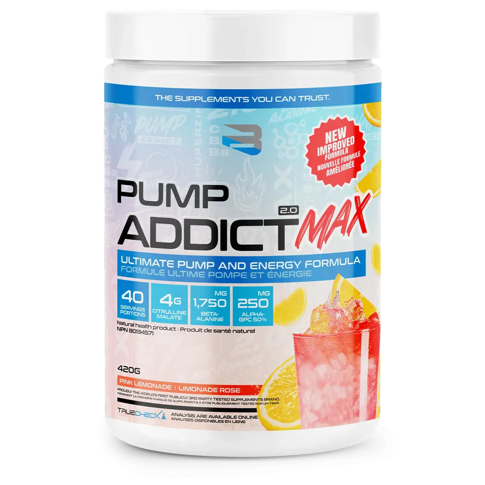 Believe Supplements Pump Addict MAX Pre-Workout (40 servings)