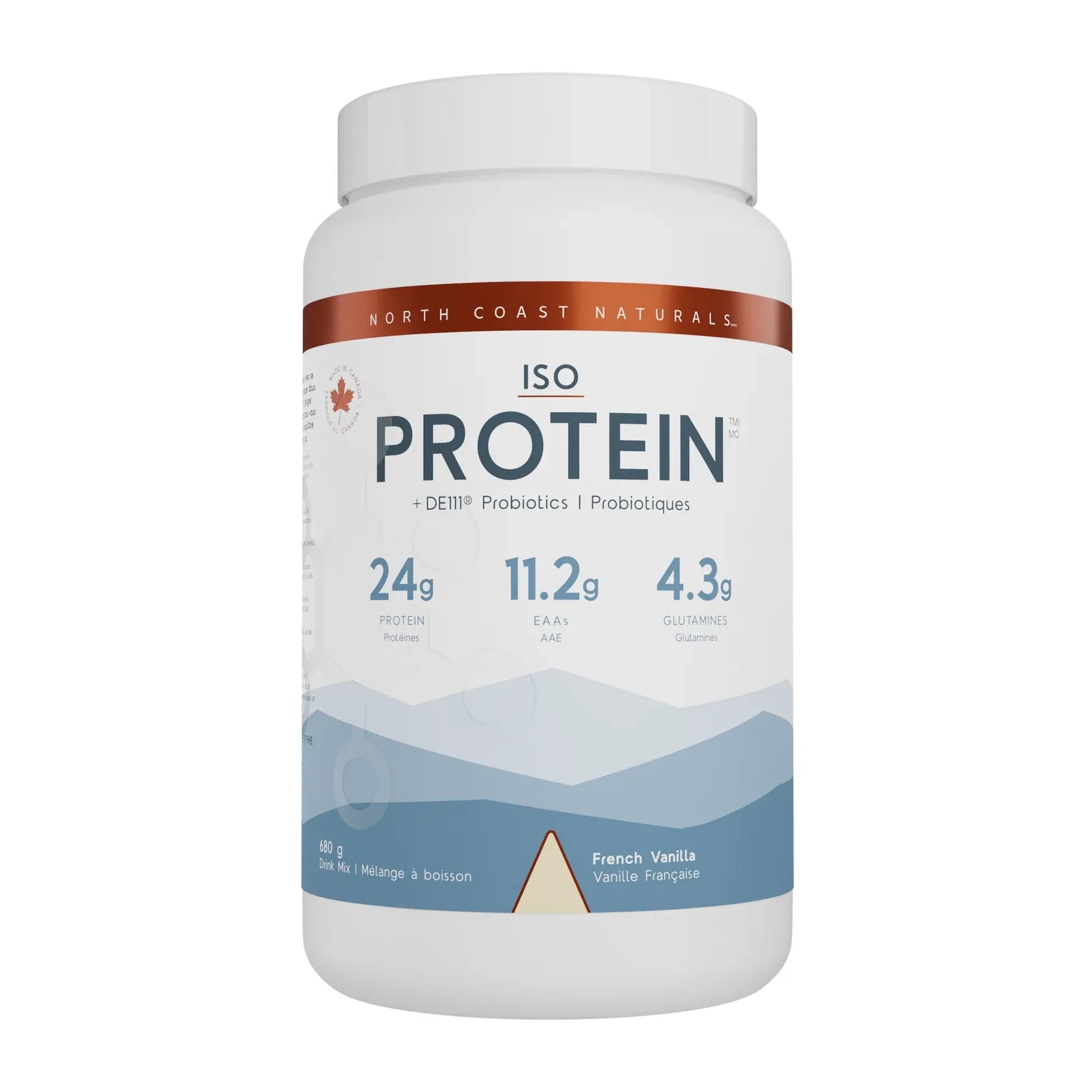 North Coast Naturals ISO Protein 100 (680g) — Vanilla front