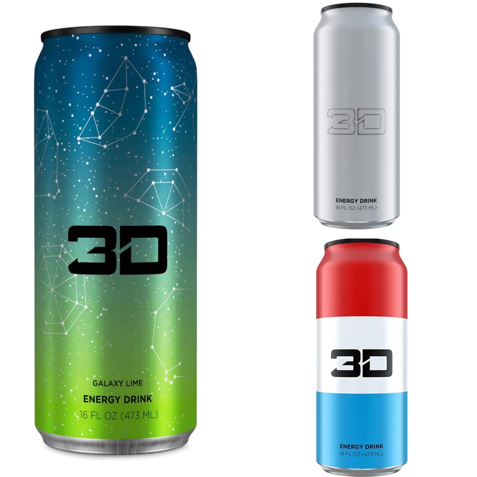 3D Energy Drink (USA) (1 can) - Top Nutrition and Fitness