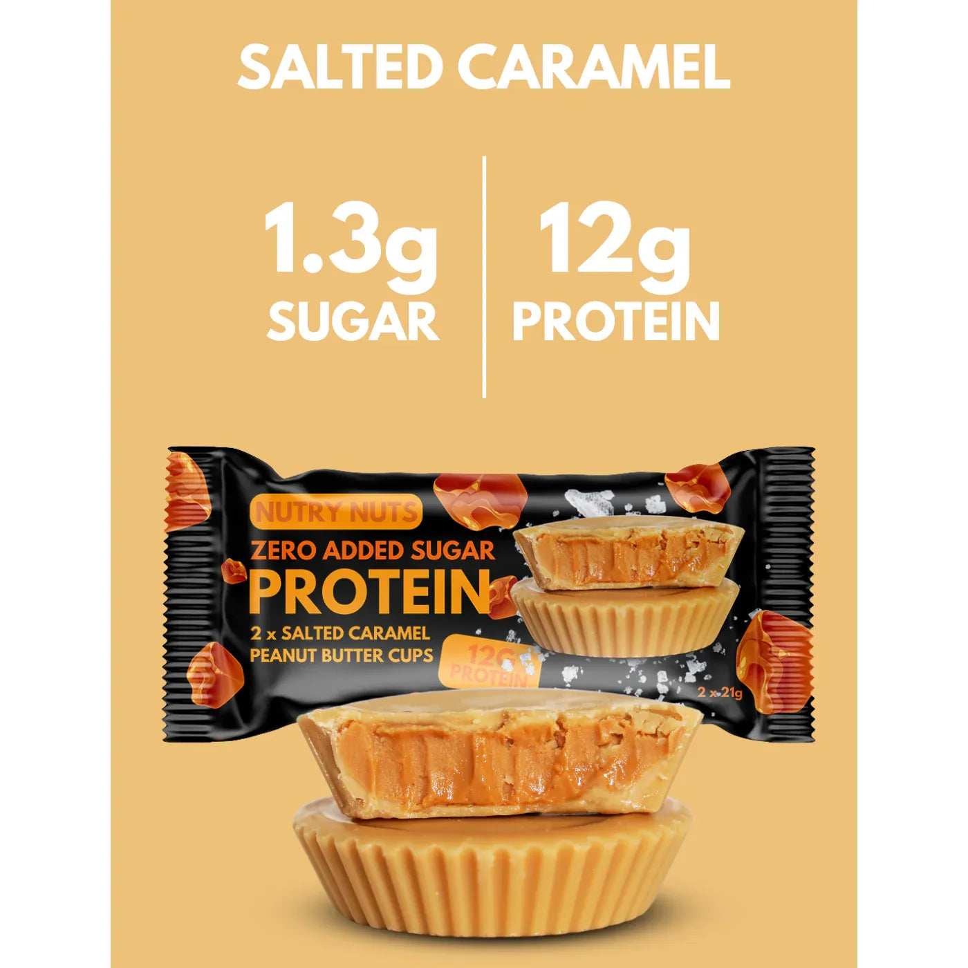 Nutry Nuts Sugar Free Protein PB Cups (1 pack of 2 cups)
