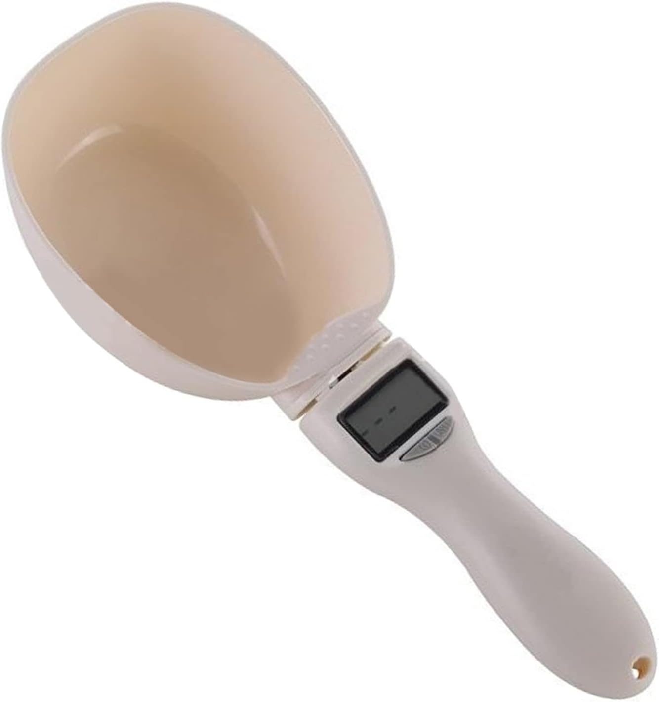 Compact digital spoon scale for weighing powders and small ingredients from 0.1 g up to 500 g