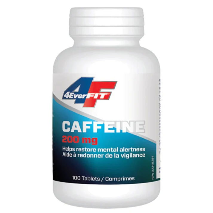 4Ever Fit Caffeine Tablets 200mg (100 tablets) - Top Nutrition and Fitness