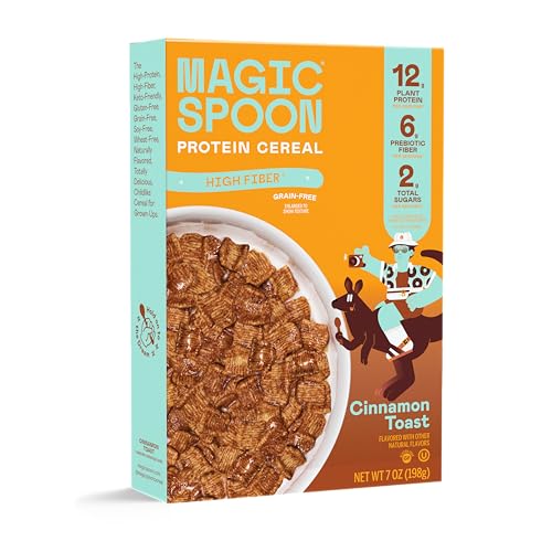 Magic Spoon Keto Protein Cereal (1 box) — Cinnamon Toast FIBER