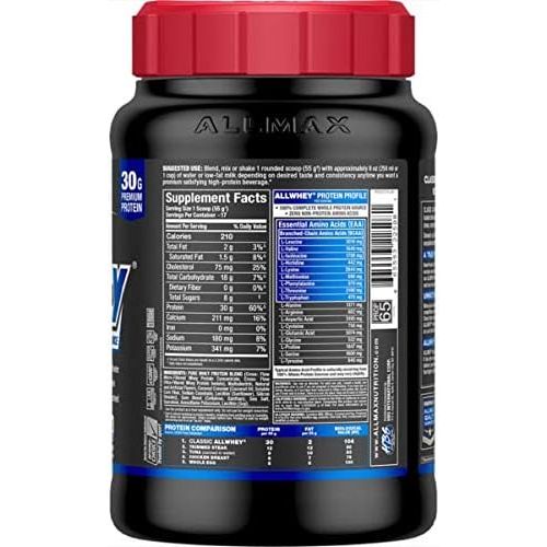 Allmax AllWhey Classic 100% Whey Protein Powder (2lb)