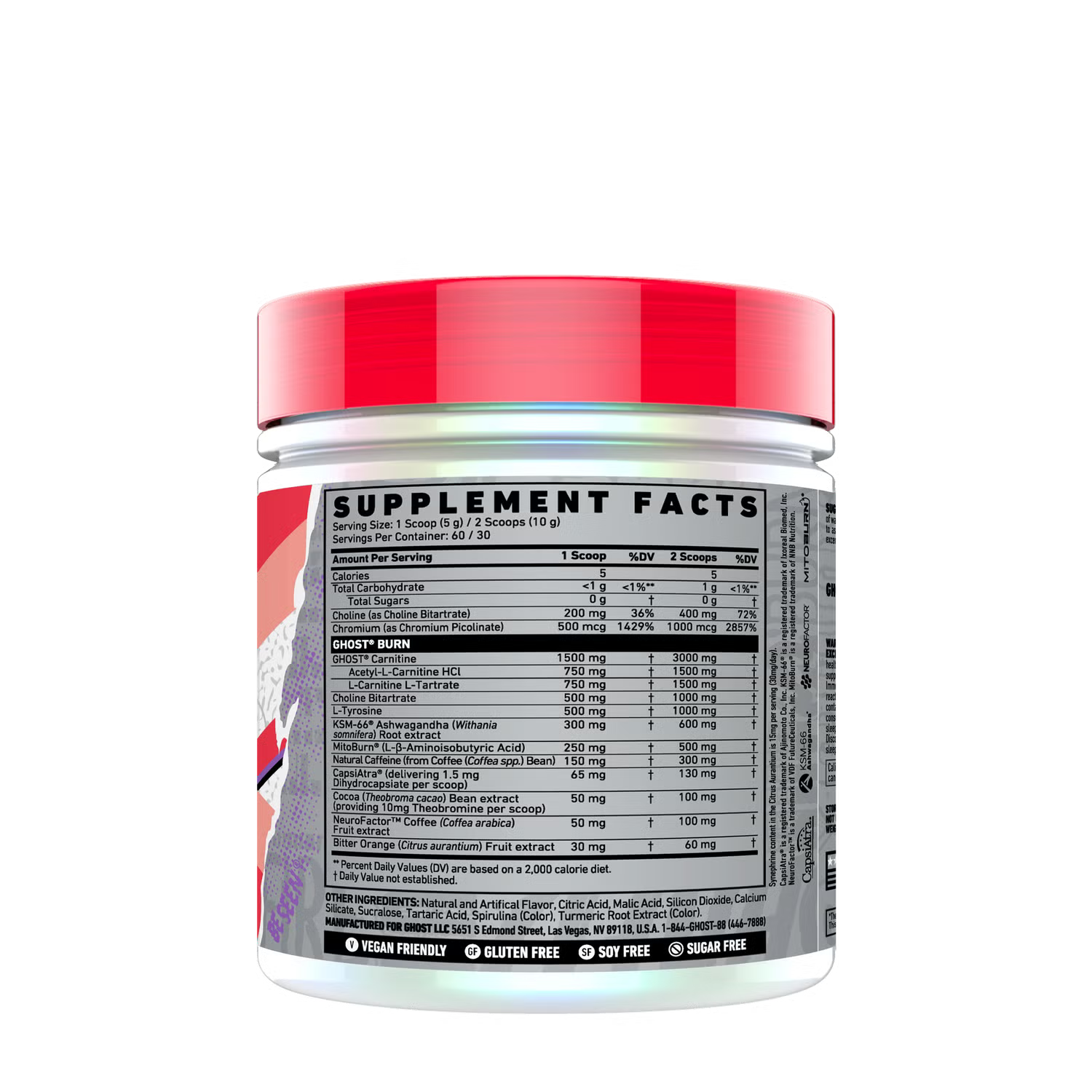 Ghost Burn USA (60 servings)