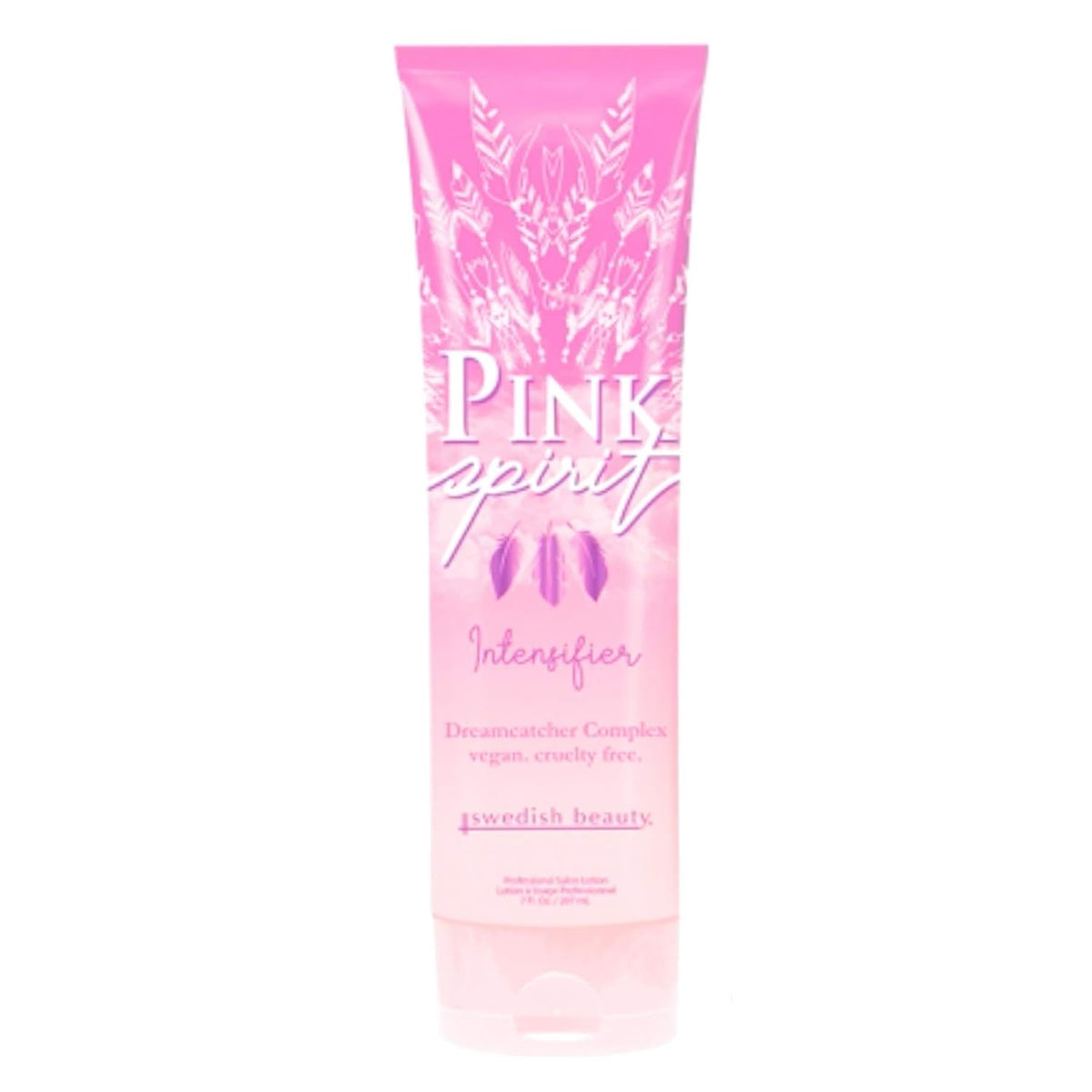 Swedish Beauty Pink Spirit Intensifier no bronzer 7oz indoor tanning bed lotion bottle