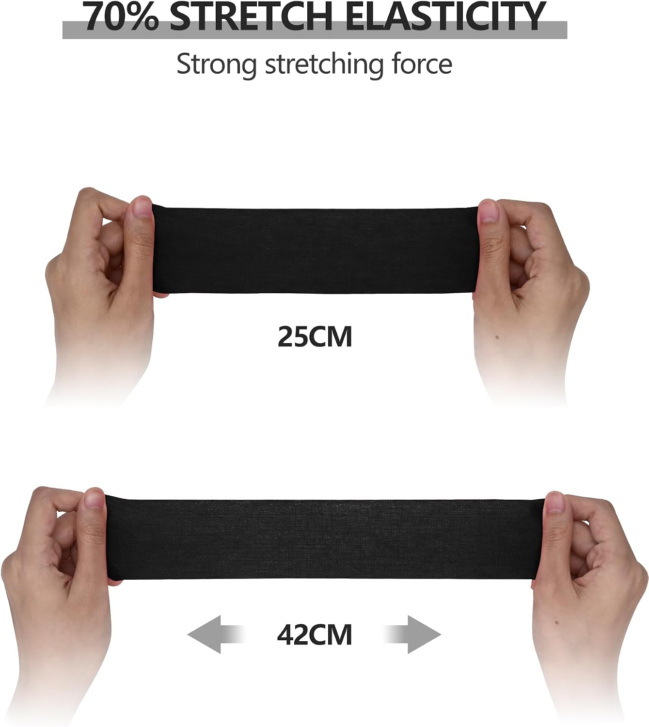 Kinesiology Tape (K-Tape) – Latex-Free, Water-Resistant Muscle Support – Black (1 Roll)