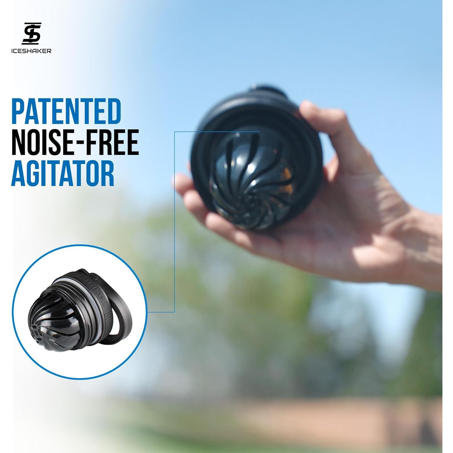 ICE SHAKER 20oz Skinny Shaker (stainless)