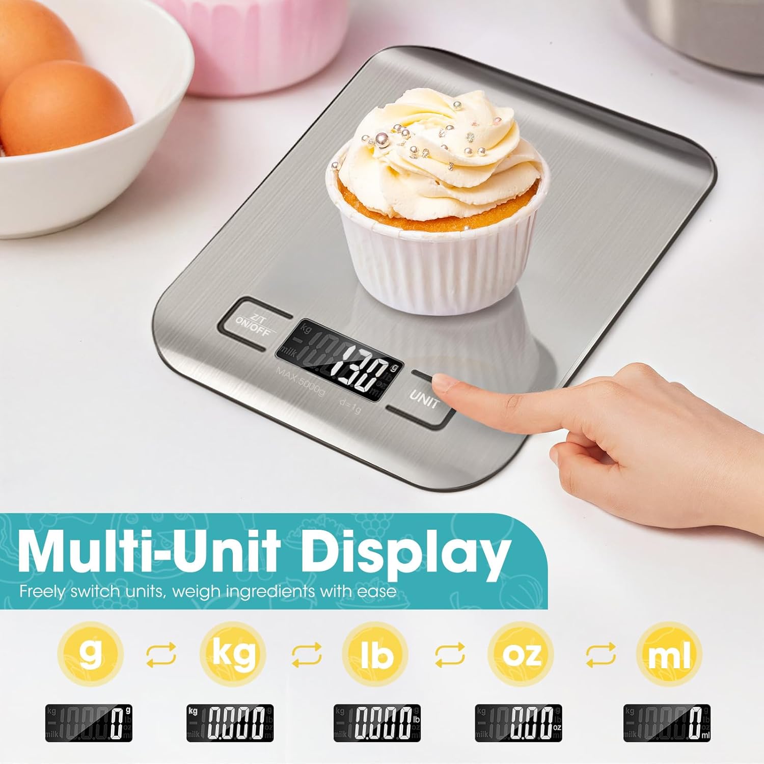 Digital Food Weight Scale (1 scale w. battery included)