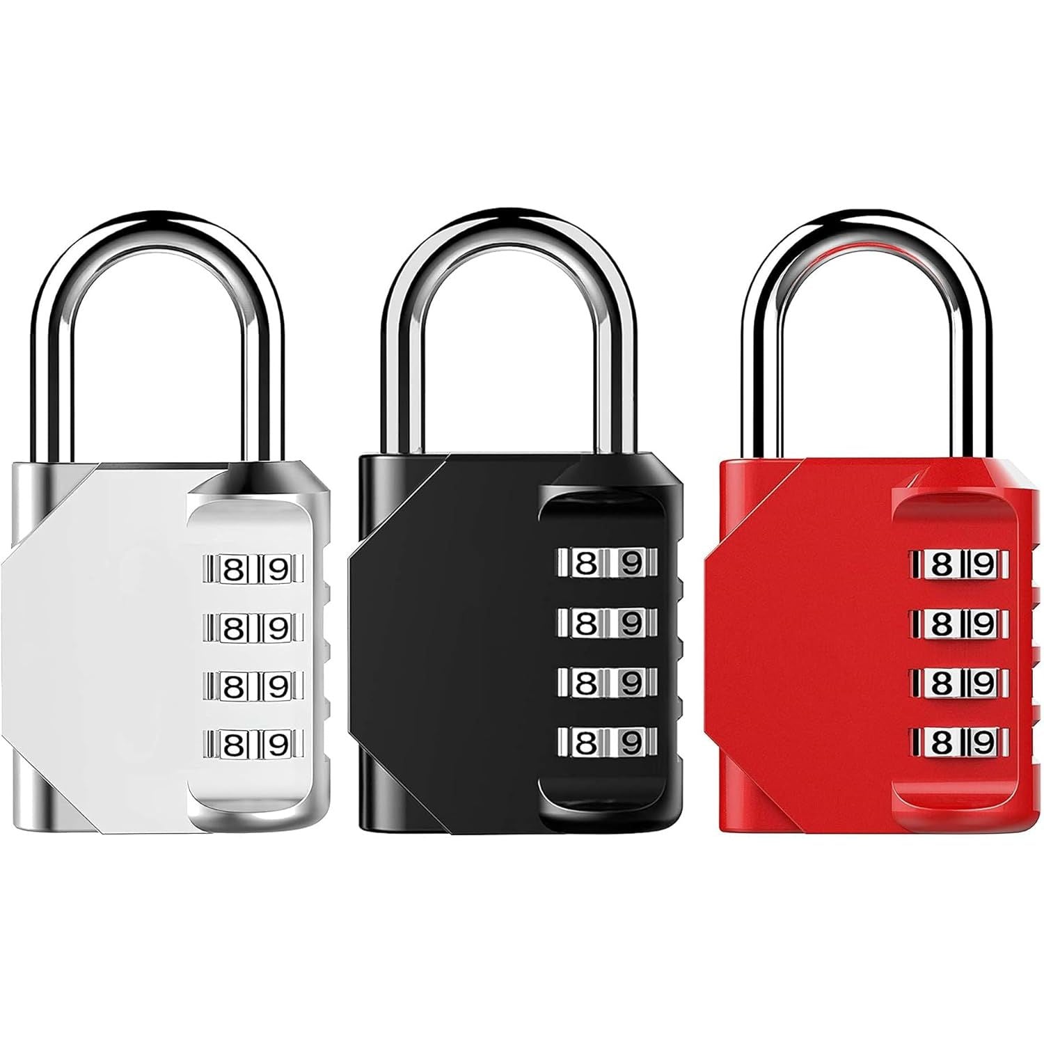 Top Nutrition and Fitness Sunsay 4 Digit Combination Padlock (1 lock) — avant of product — in Canada