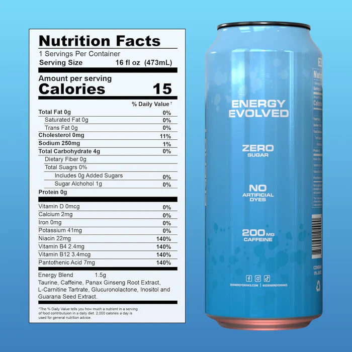 3D Energy Drink (USA) - 1 can