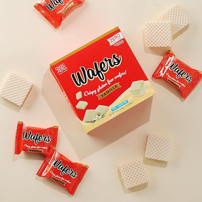 ChocZero Keto GF Wafer Cookies (1 box of 16)