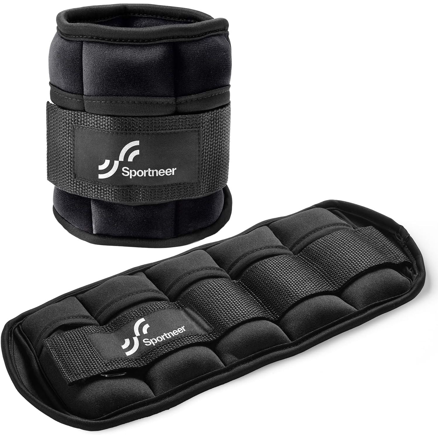 Sportneer Adjustable Ankle & Wrist Weights (2 Pack adjustable from 1-4 lbs)