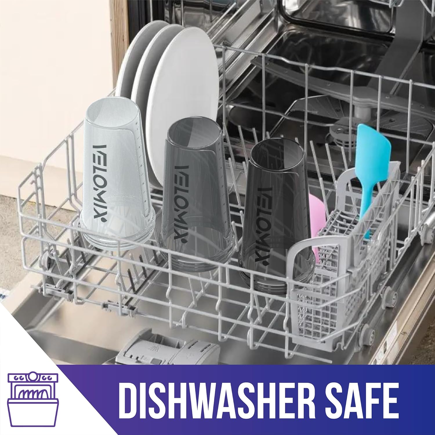 Velomix Shaker Bottle with Ball (1 bottle-28 oz) - Top Nutrition and Fitness Canada Black-Silver-Gray-dark grey-Red