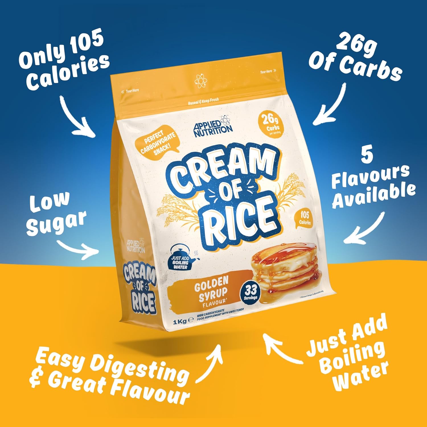 Applied Nutrition Cream Of Rice (1kg) — image 6