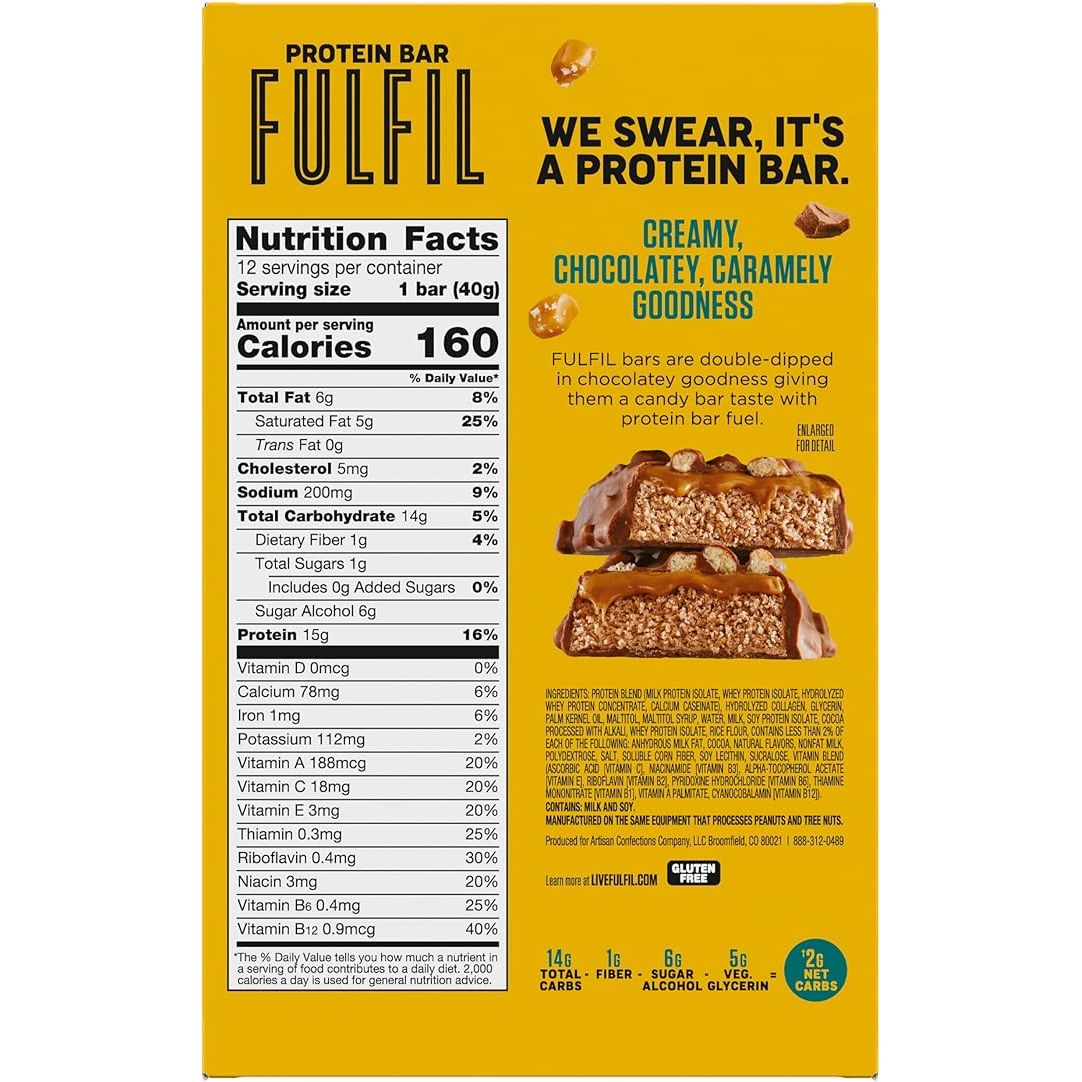 FULFIL GF Keto Protein Bar (1 bar) — image 3