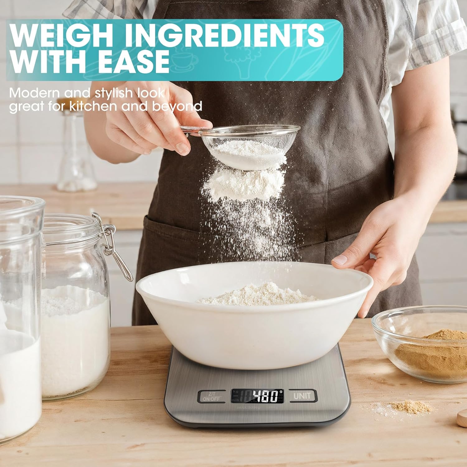 Digital Food Weight Scale (1 scale w. battery included)