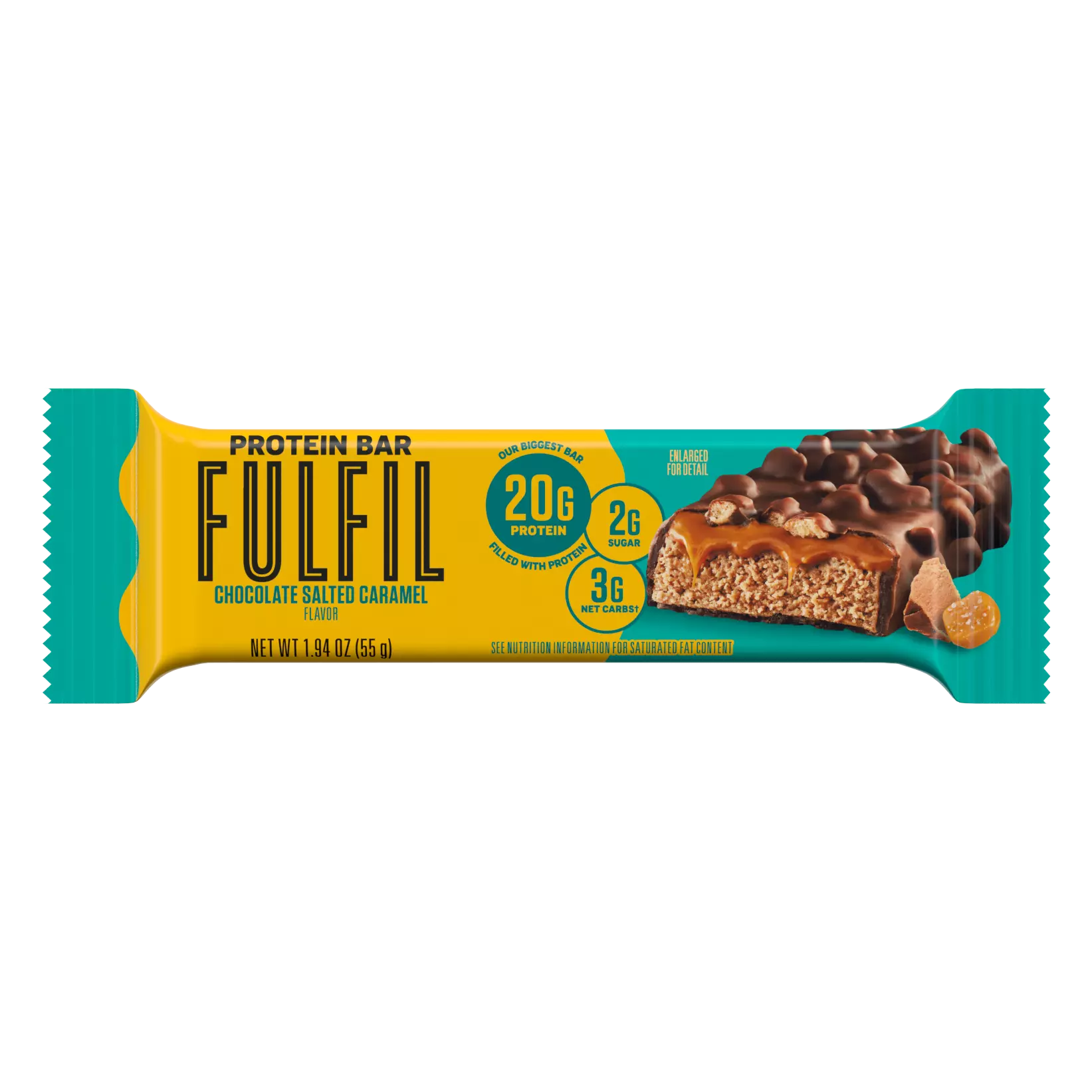 FULFIL GF Keto Protein Bar (1 bar) — Chocolate Salted Caramel BB 09/2025