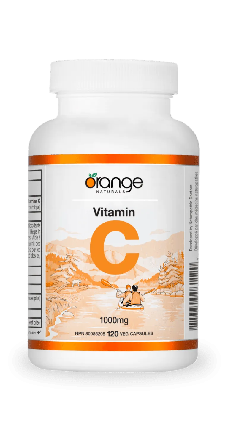 Orange Naturals Vitamin C 1000mg (120 Veg Capsules)