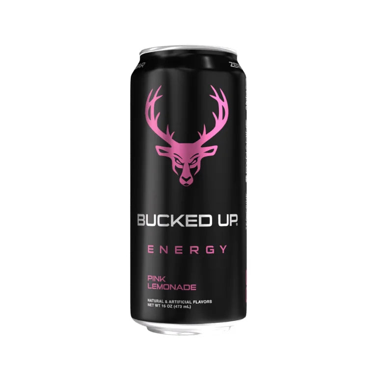 Bucked Up Energy Drink (1 can) — alternate angle view