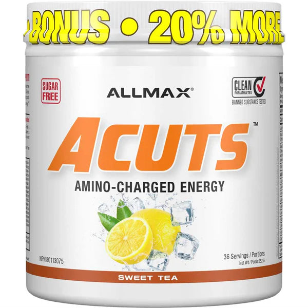 Allmax ACuts Amino Energy Powder (36 Servings) — Sweet Tea front