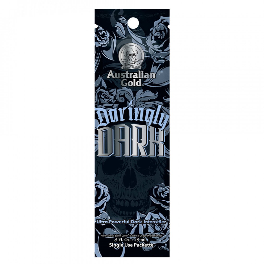 Australian Gold AG Daringly Dark Tanning Lotion (SAMPLE) — front of package — in Canada