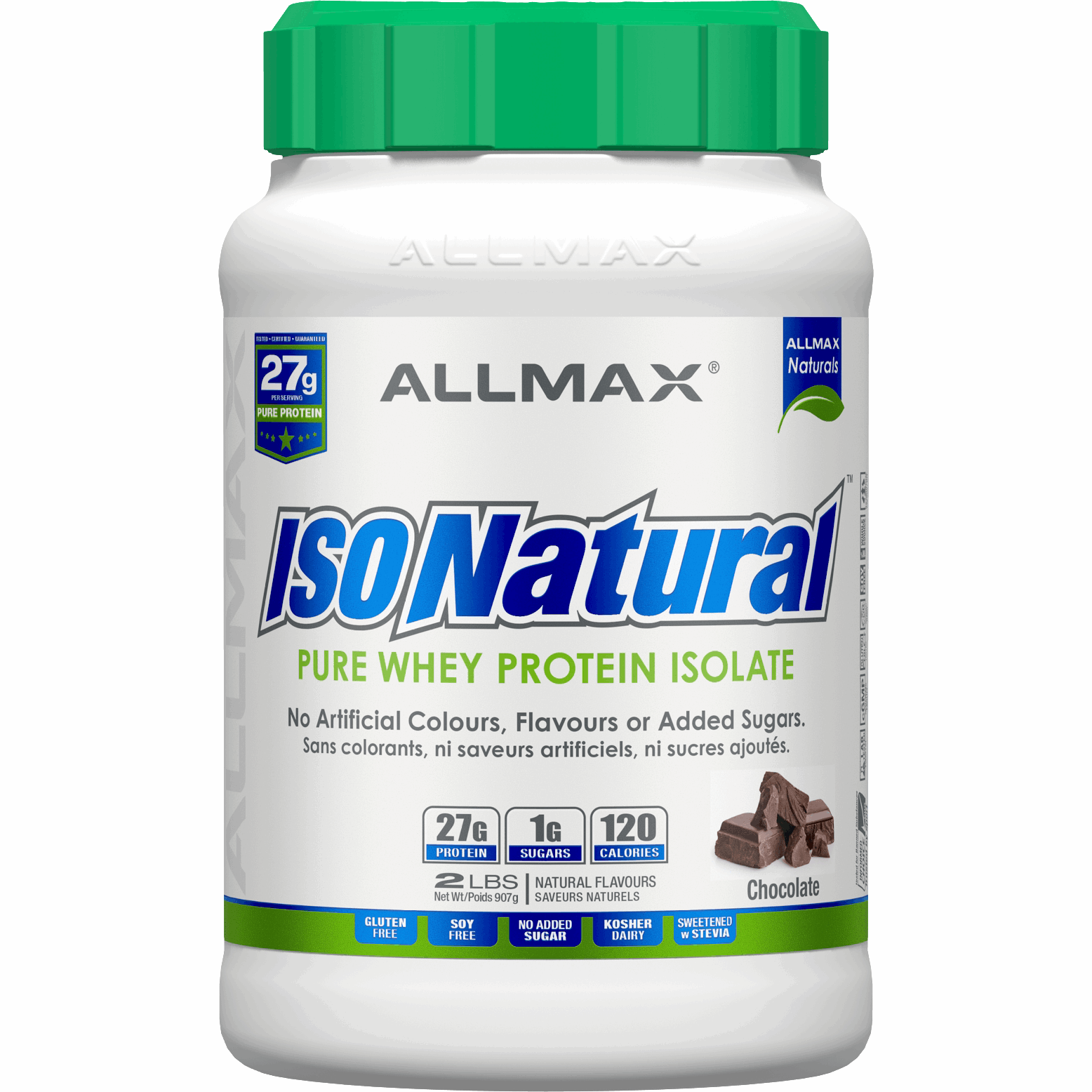 ALLMAX IsoNatural (2 LBS) - Top Nutrition and Fitness