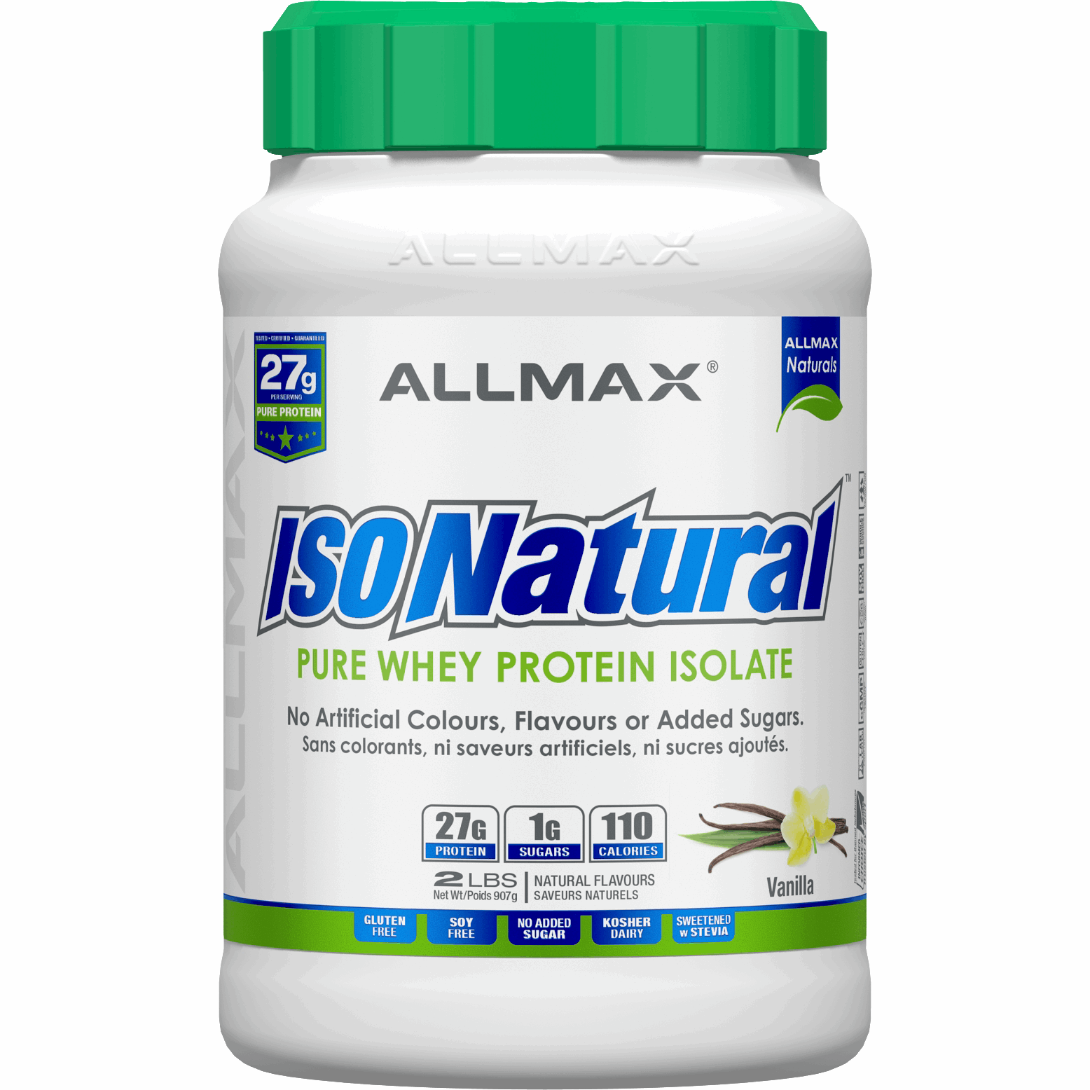 ALLMAX IsoNatural (2 LBS) - Top Nutrition and Fitness