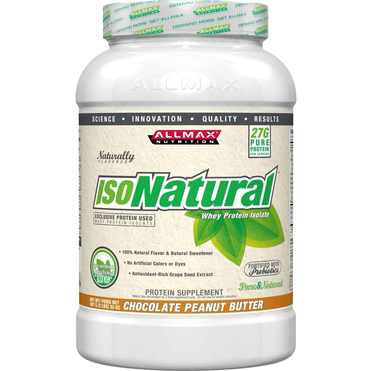 ALLMAX IsoNatural (2 LBS) - Top Nutrition and Fitness