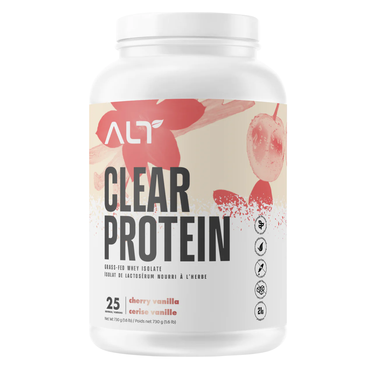 ALT Clear Protein Grass Fed Whey Isolate (25 servings)