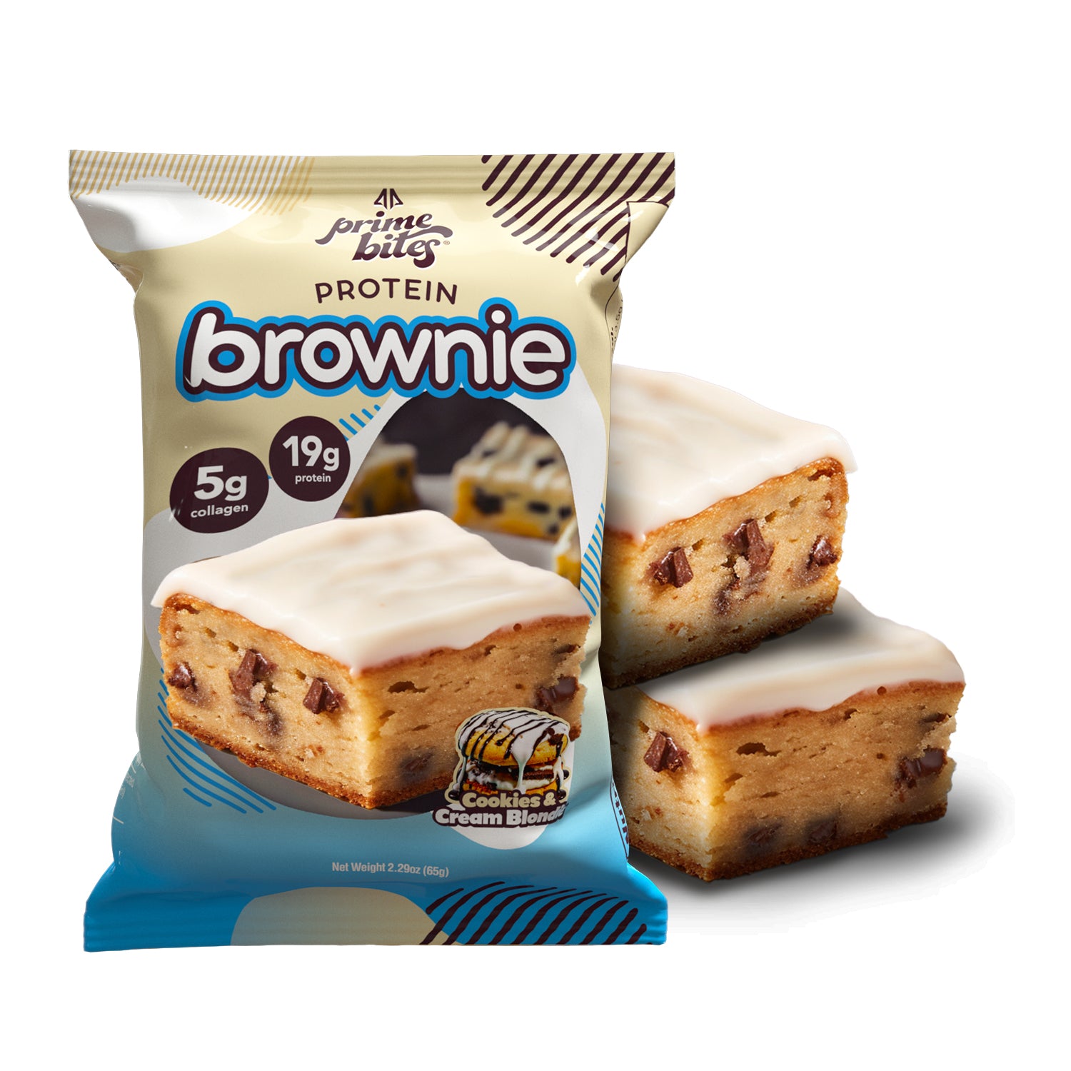 AP Prime Bites Protein Brownie (1 brownie) — Cookies & Cream Blondie