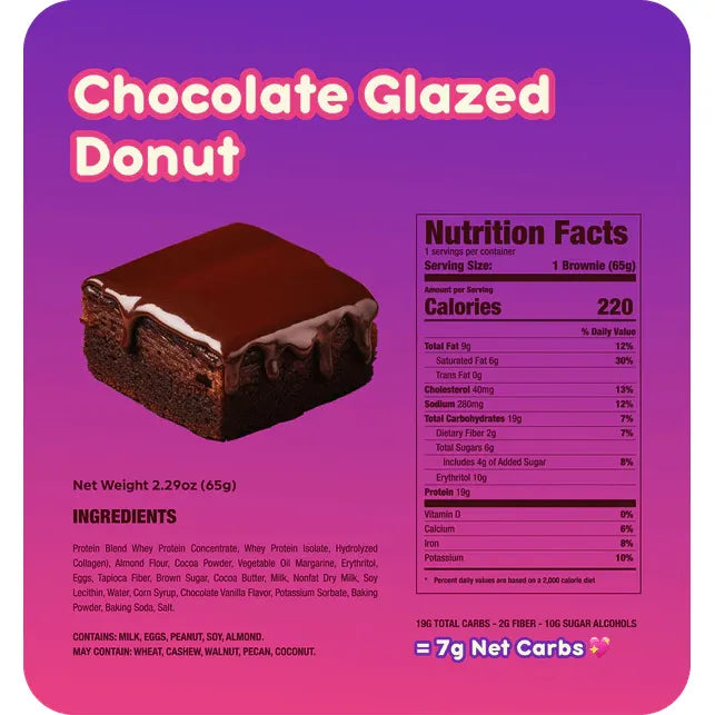 AP Prime Bites Protein Brownies (1 BOX of 12) - Top Nutrition and Fitness