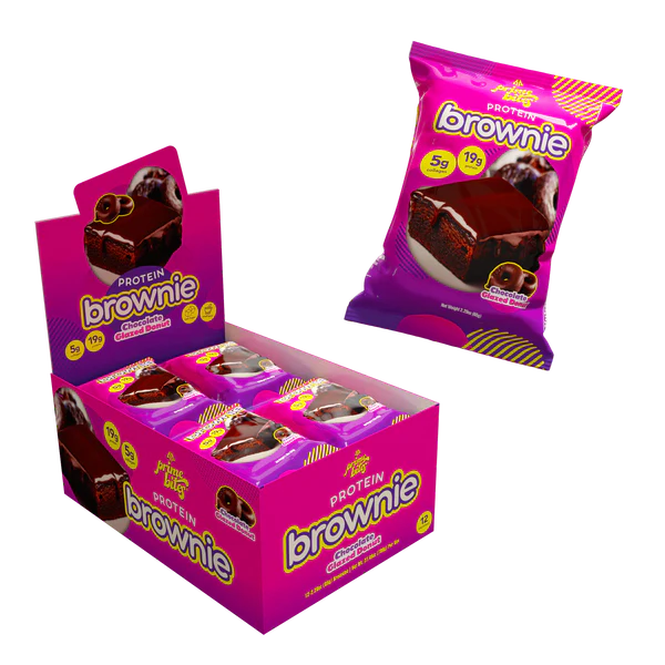 AP Prime Bites Protein Brownies (1 BOX of 12) — Chocolate Glazed Donut