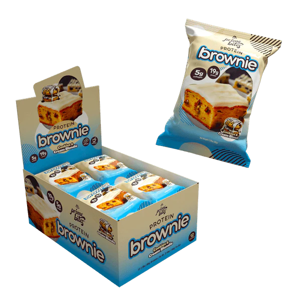 AP Prime Bites Protein Brownies (1 BOX of 12) — Cookies & Cream Blondie