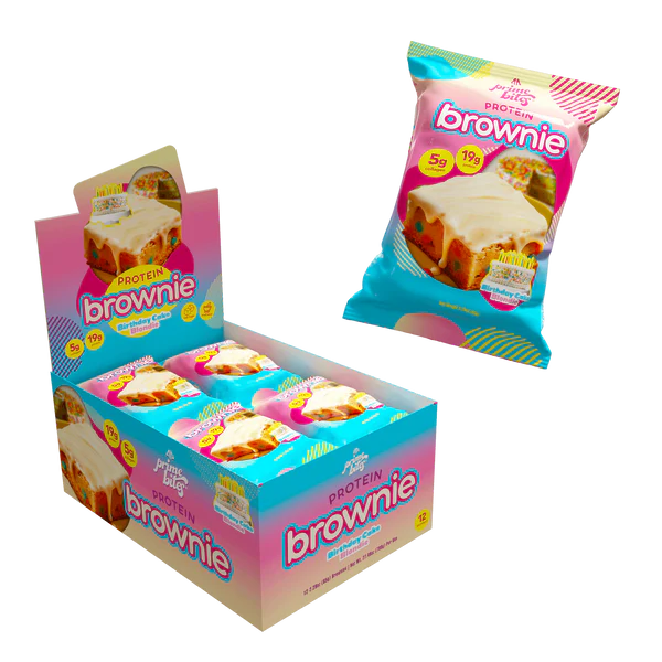 AP Prime Bites Protein Brownies (1 BOX of 12) — Birthday Cake Blondie