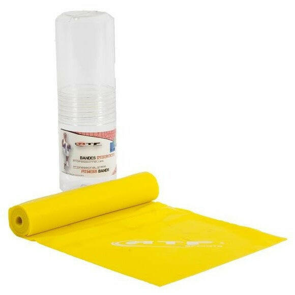 ATF Sports Aerobic Band (no handles- 1 band) - Top Nutrition and Fitness Canada Light Yellow (0-10lbs)-Medium Green (0-20lbs)-Heavy Blue (0-30lbs)