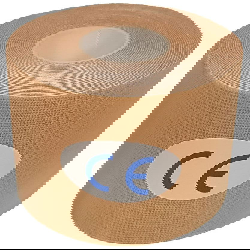 ATHLETIC KINESIOLOGY TAPE (K-TAPE) – TAN (1 ROLL) - Top Nutrition and Fitness