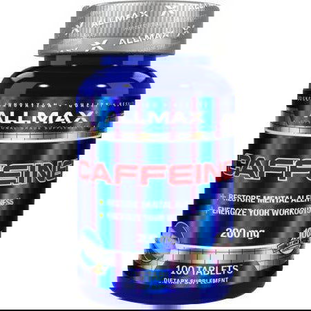 Allmax Caffeine Pills 200mg (100 tablets) - Top Nutrition and Fitness