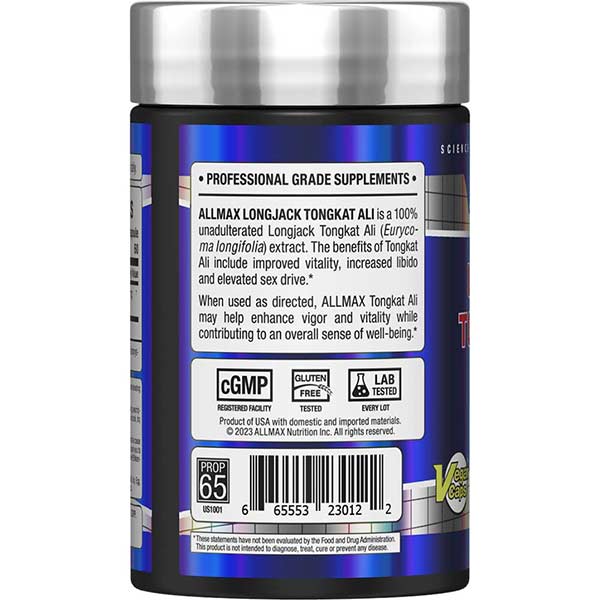 Allmax Longjack Tongkat Ali (60 capsules) - Top Nutrition and Fitness