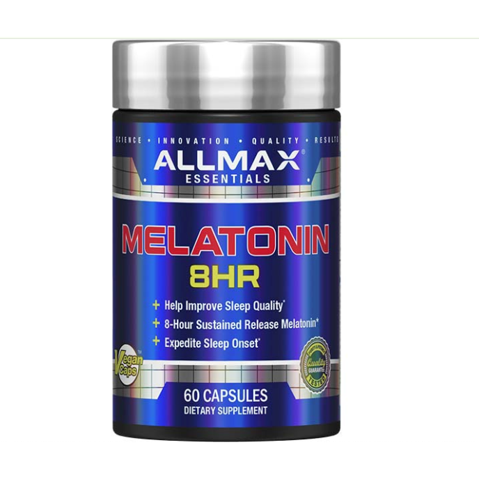 Allmax Melatonin 8HR (60 Capsules) - Top Nutrition and Fitness