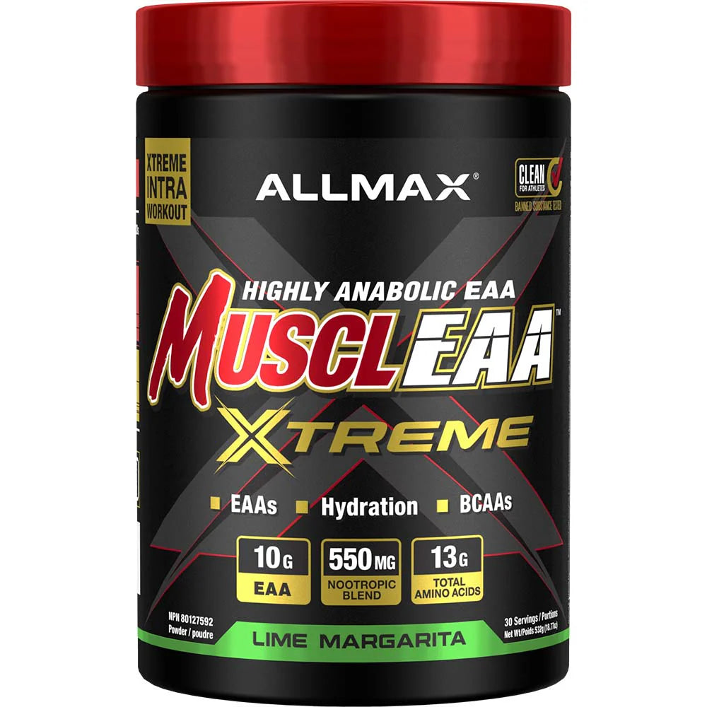 Allmax Nutrition MusclEAA Xtreme BCAAs + EAAs Powder (30 servings) - Top Nutrition and Fitness