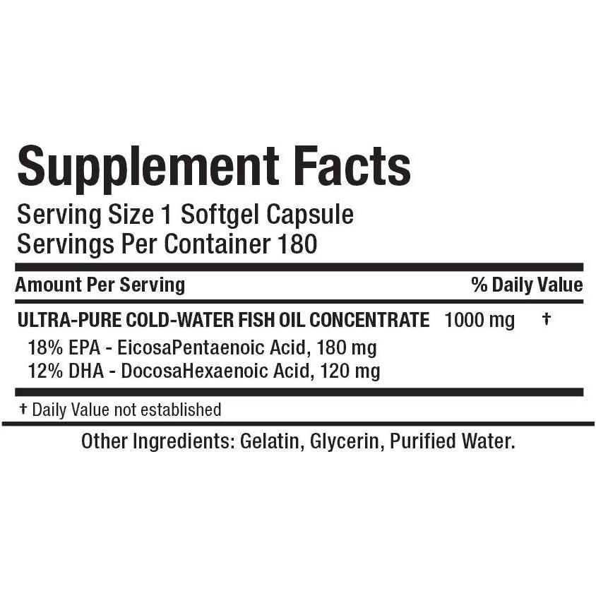 Allmax Omega 3 (180 Softgels) - Top Nutrition and Fitness