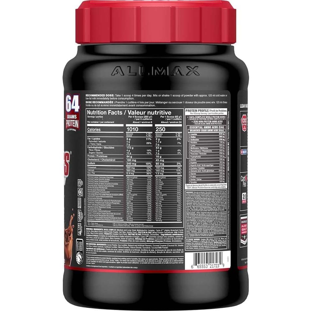 Allmax Quickmass Mass Gainer Protein Powder (3.5 lbs) *FINAL SALE* BB 06/2025 - Top Nutrition and Fitness