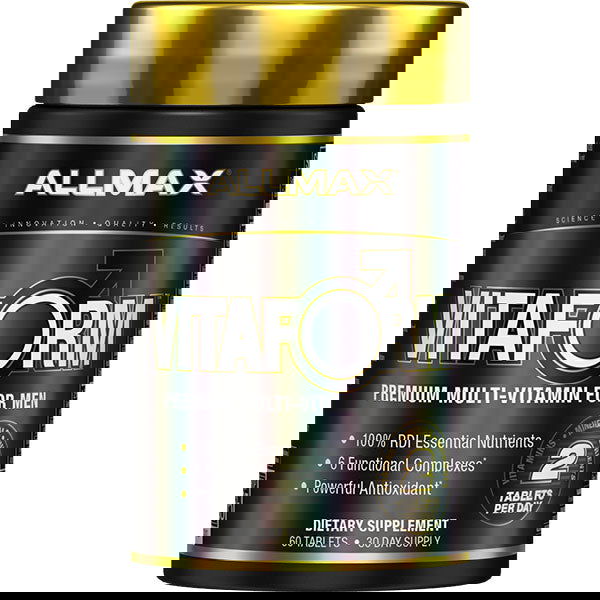 Allmax Vitaform Complete Men's Multivitamin (60 tabs) - Top Nutrition and Fitness