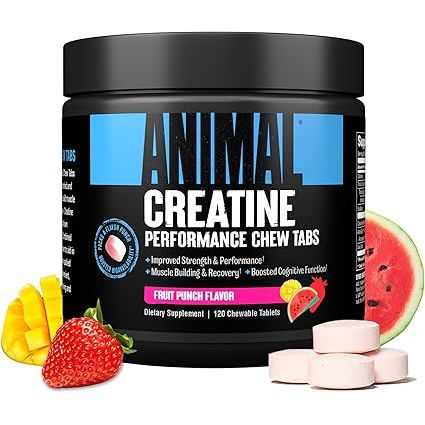 Animal Creatine Monohydrate Chews (120 chews) - Top Nutrition and Fitness