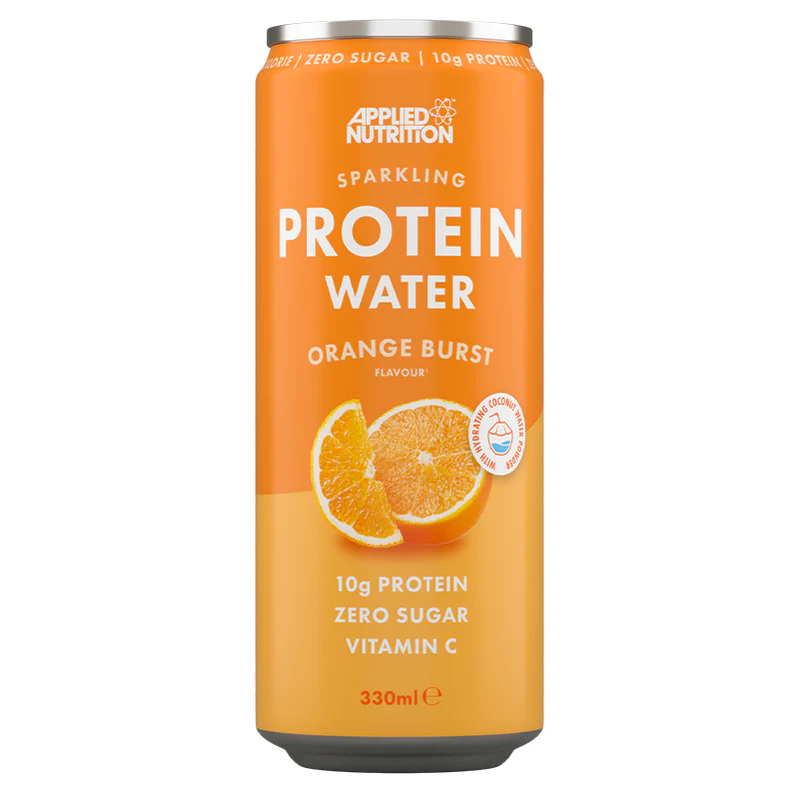 Applied Nutrition Sparkling Protein Collagen Water RTD (1 can) — Orange Burst