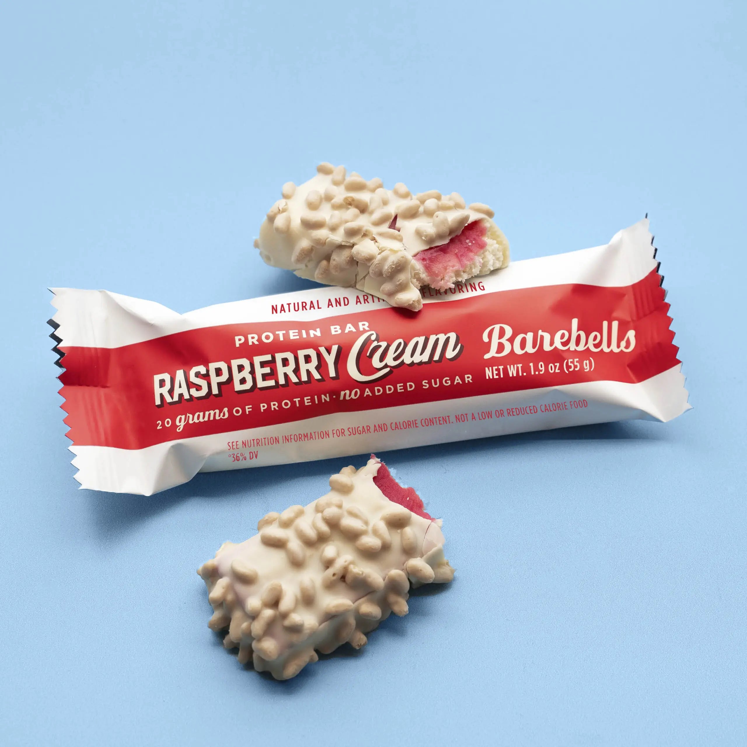 Barebells Protein Bar (1 bar) — Raspberry Cream *LIMITED* front