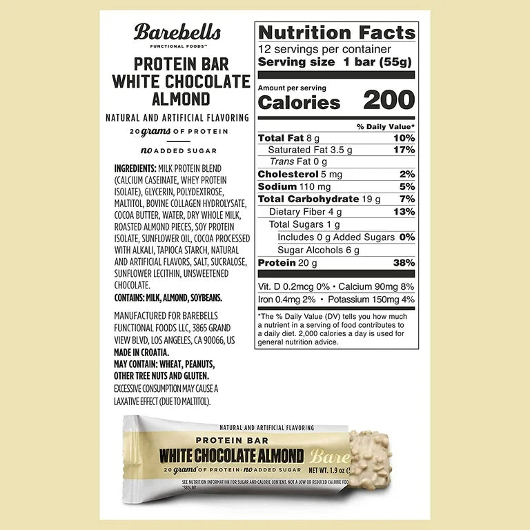 Barebells Protein Bar (1 bar) - Top Nutrition and Fitness